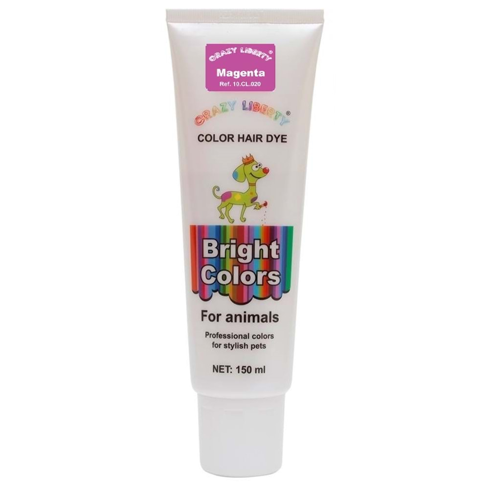 CRAZY LIBERTY Evcil Hayvanlar Saç Boyası (Magenta) 150 ML