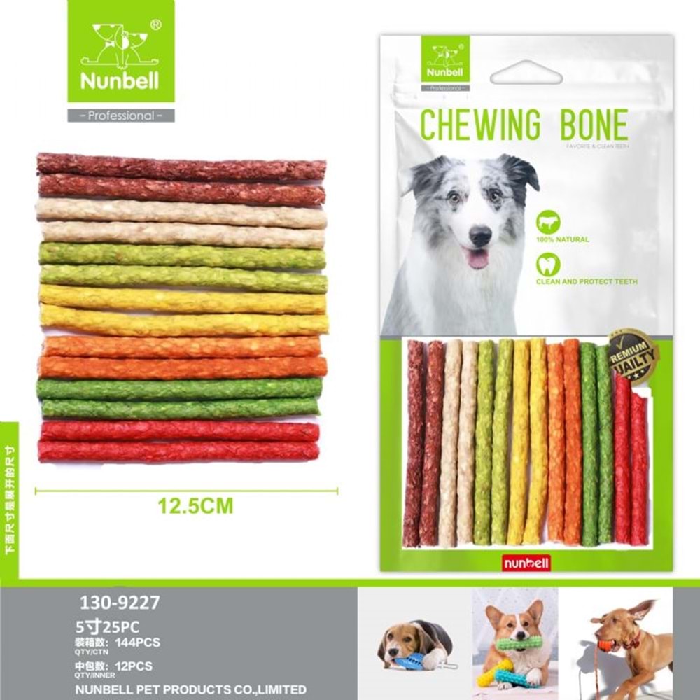 NUNBELL MUNCHY ÇUBUK 12cm 6gr 10'lu