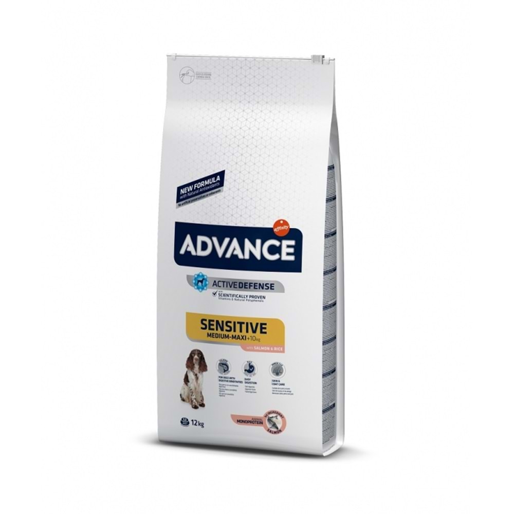 ADVANCE DOG SENSITIVE SALMON &RICE 12 KG