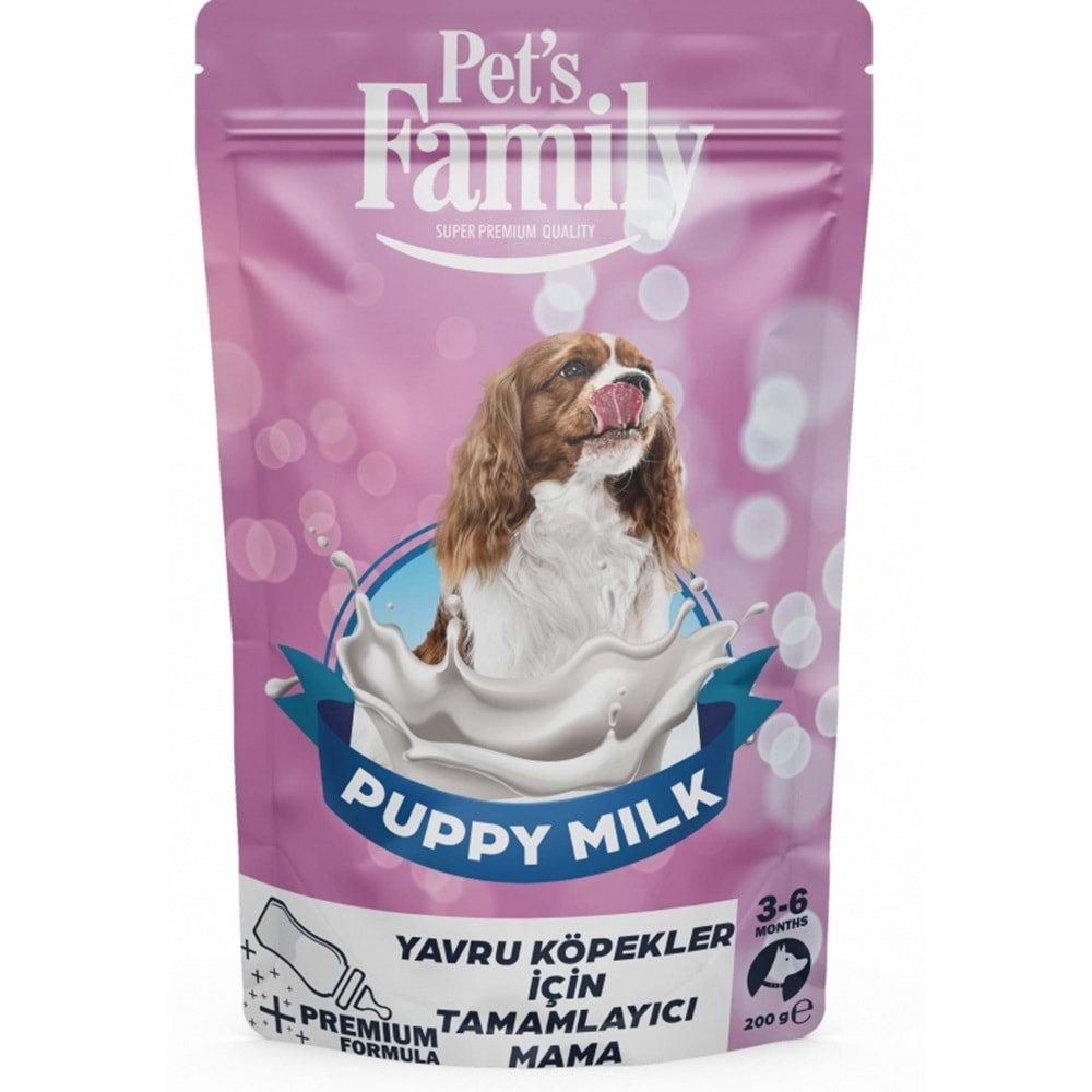 PETS FAMİLY KÖPEK SÜT TOZU 200 GR