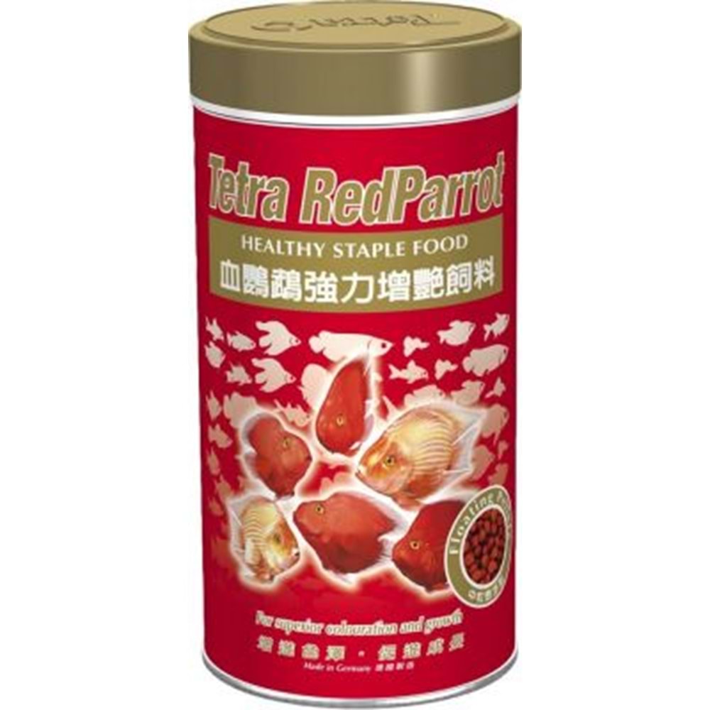 Tetra RedParrot Cichlid Papağan Balık Yemi - 1LT