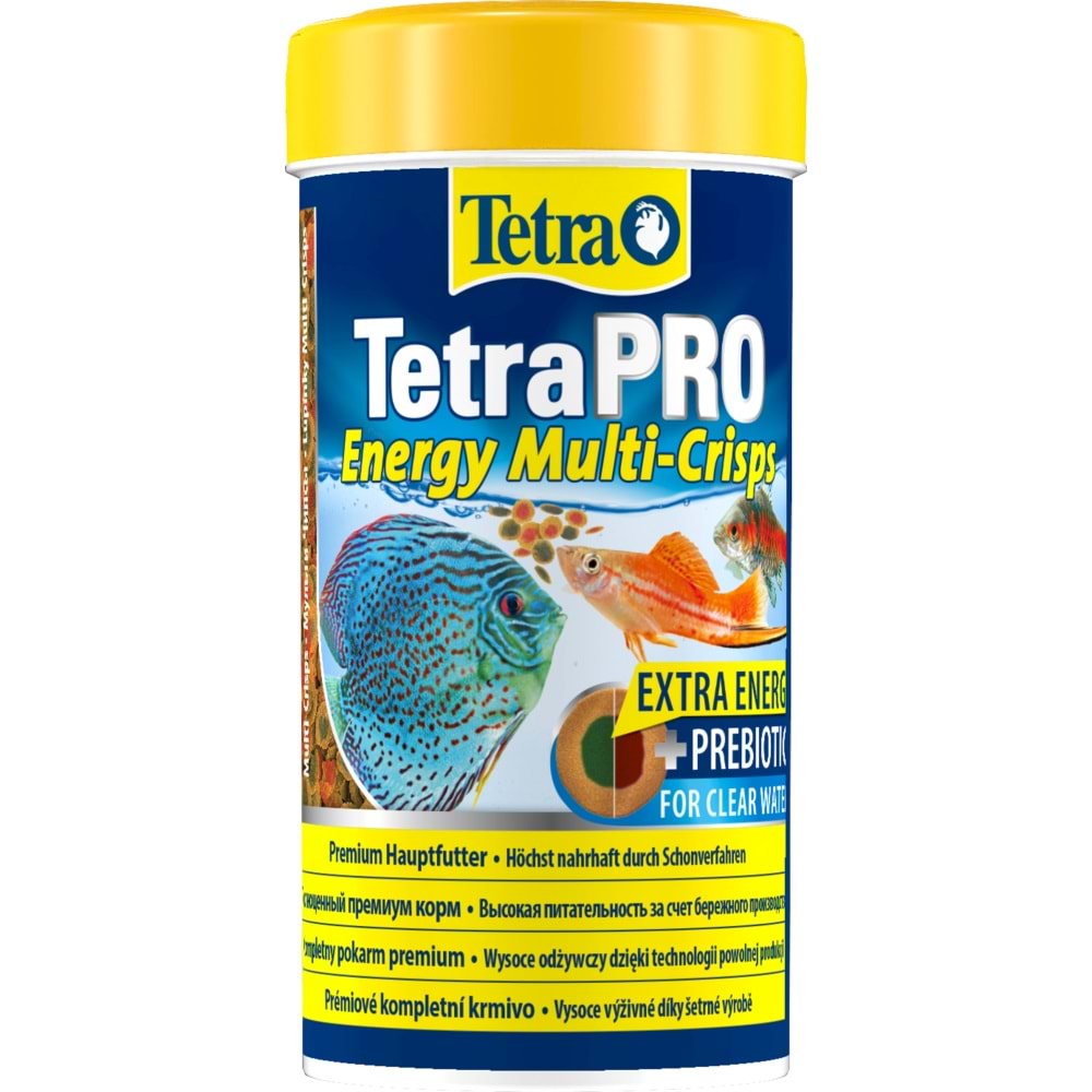 Tetra Pro Energy Crisps Yüksek Enerjili Balık Yemi - 250ML