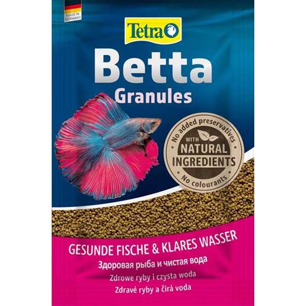 Tetra Betta Granüles Granül Betta Balık Yemi - 5GR