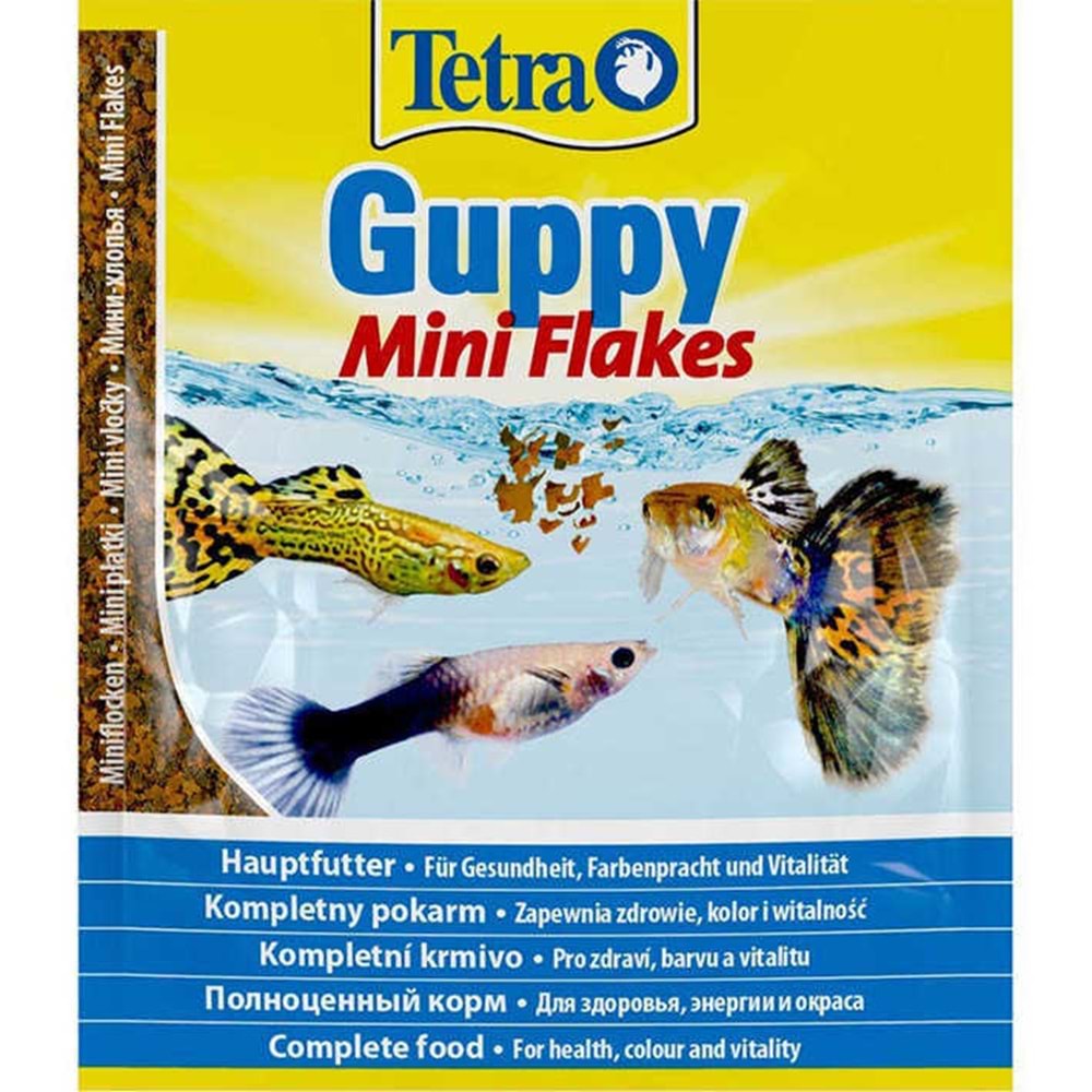 Tetra Guppy Lepistes Balık Yemi - 12GR