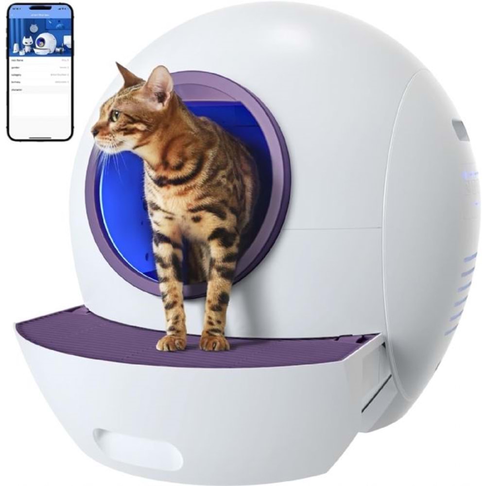 ELSPET OTAMATİK AKILLI KEDİ TUVALETİ 411-ELS407