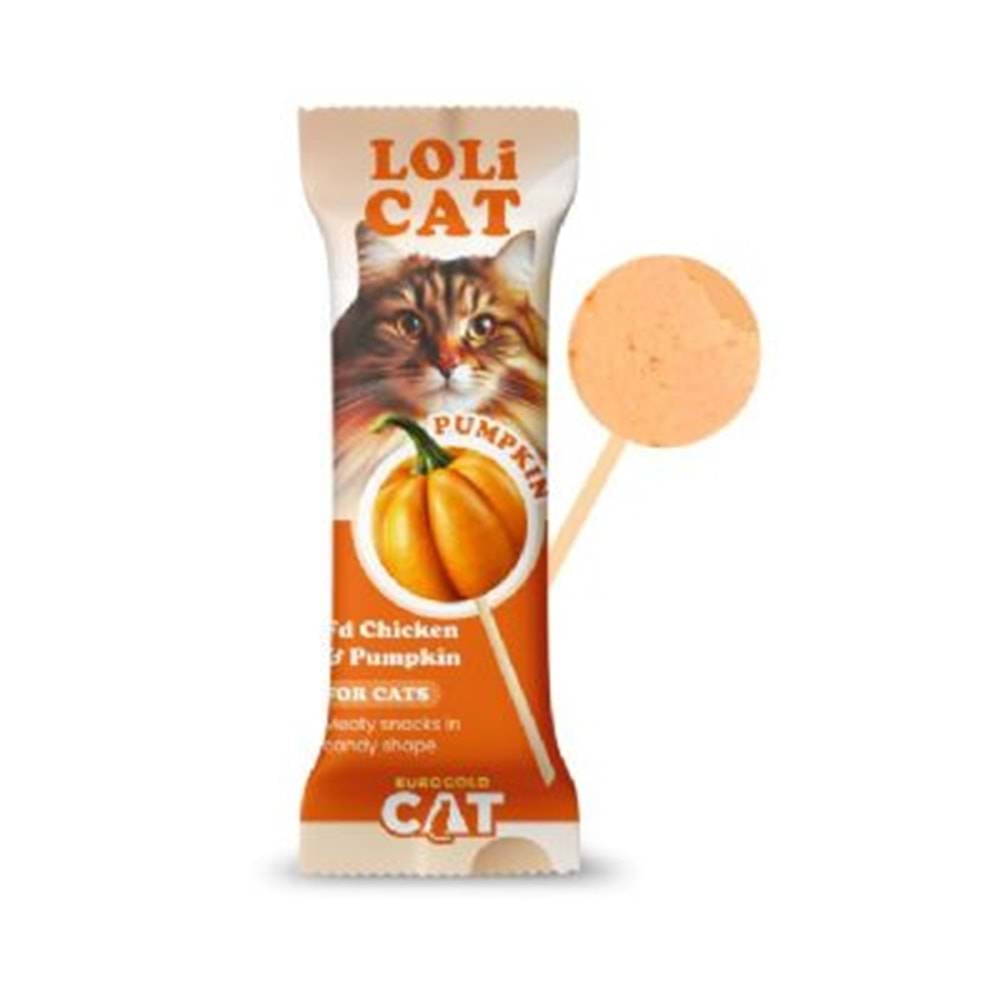 EuroGold Cat LoliCat FD Kedi Ödülü Balkabaklı 1,5Gr (15 li)