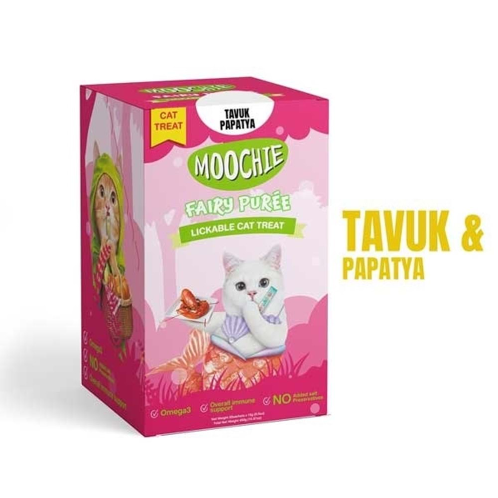 Moochie Sıvı Kedi Ödülü Tavuk-Papatya 30*15 gr