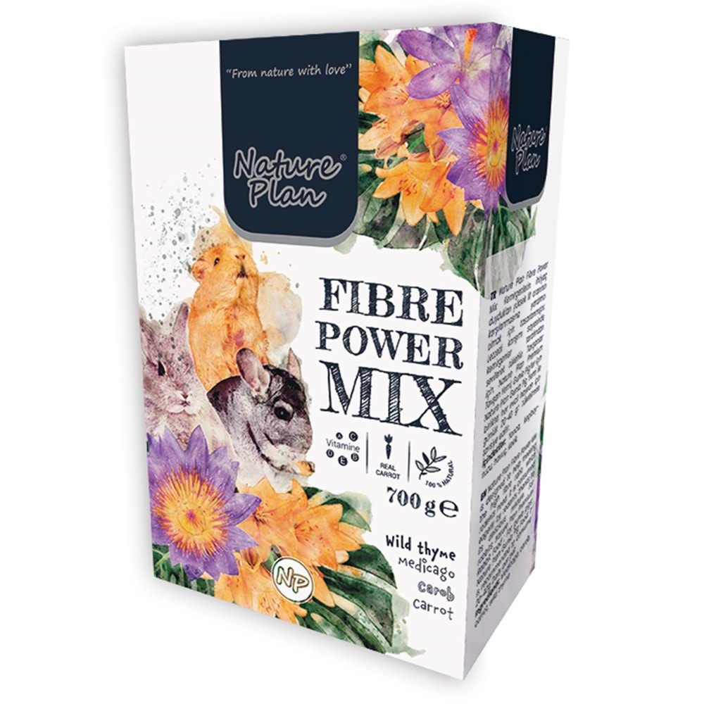 Nature Plan Fibre Power Mix 700Gr (12 Li ]