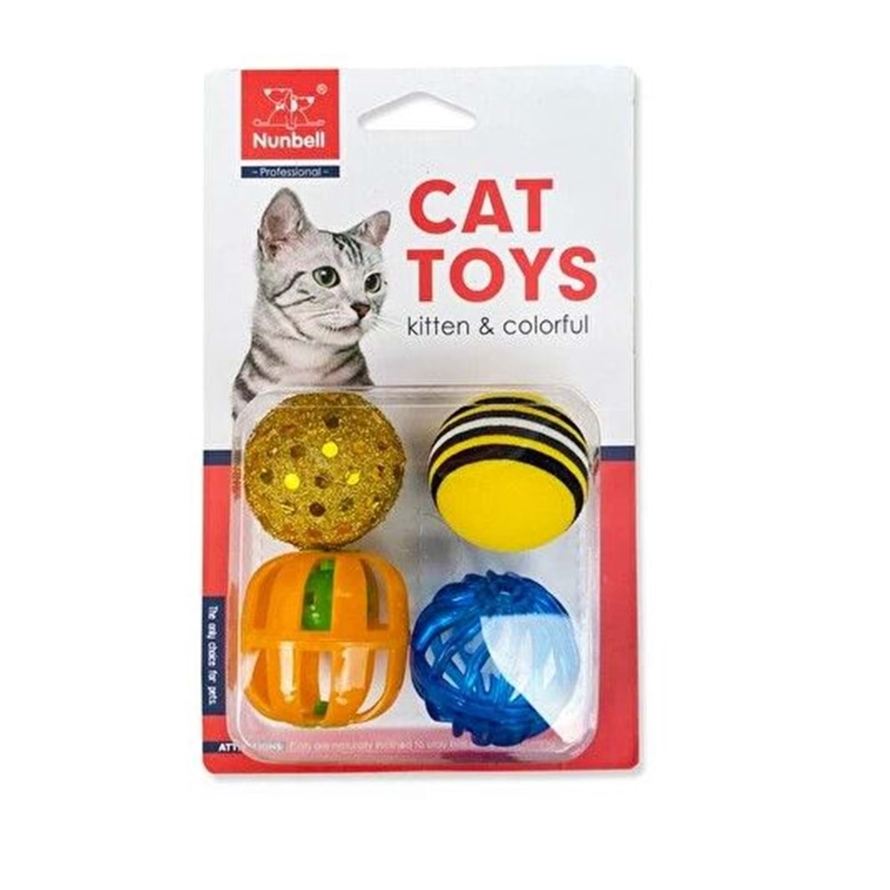 Nunbell Kedi Oyuncagı 4 Parça 520-6067
