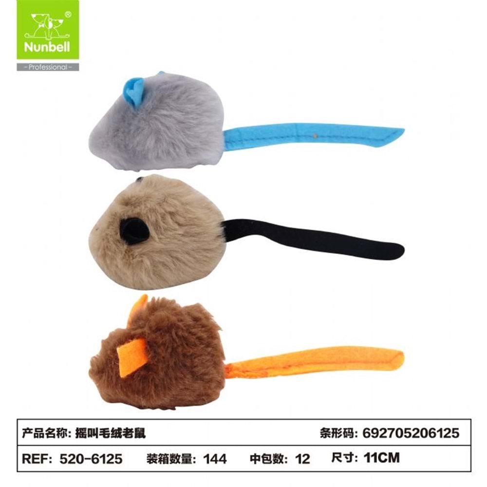 Nunbell Kedi Oyuncagı Sesli Fare