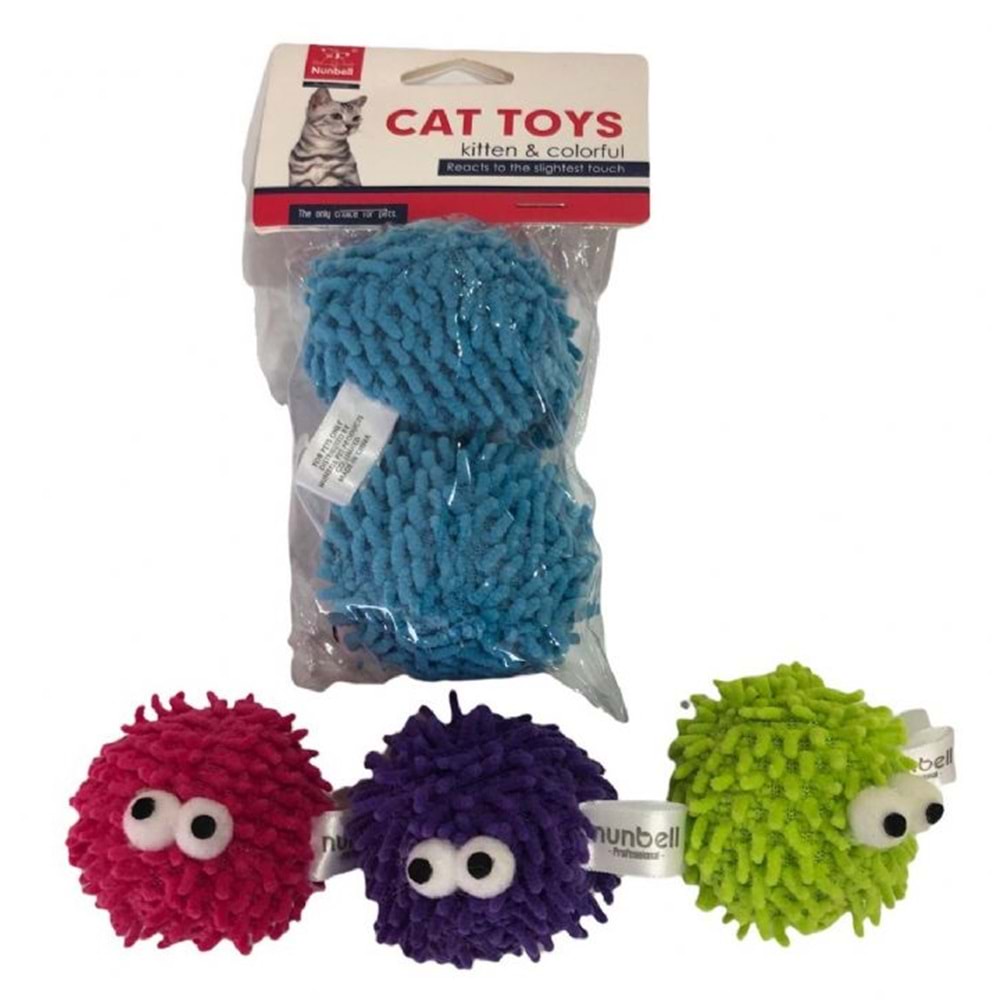 Nunbell Kedi Oyuncagı Sevimli Canavar 2 Parça