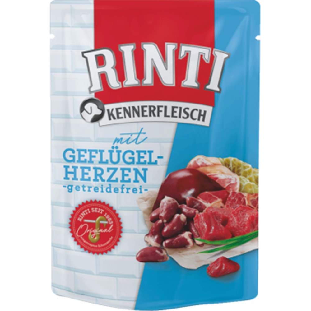 RINTI YÜREKLİ POUCH KÖPEK MAMASI 400G