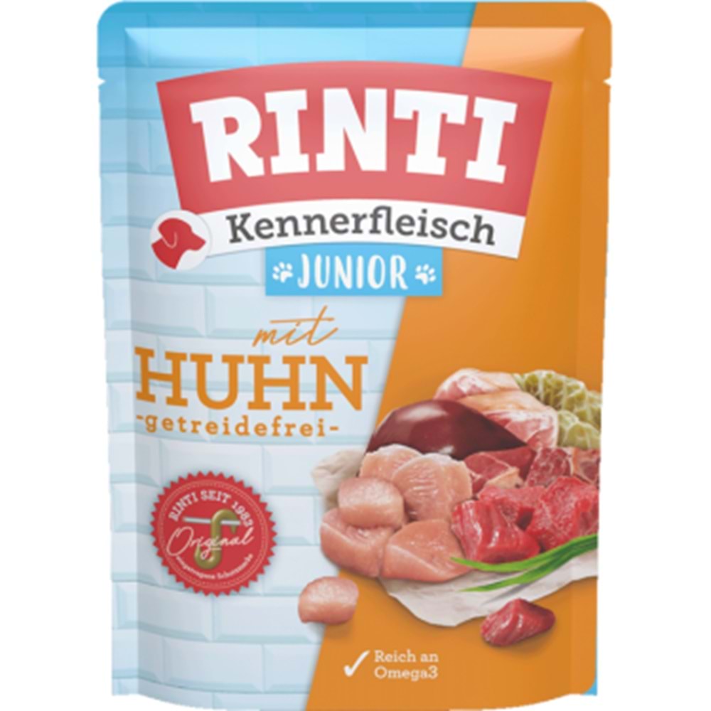 RINTI TAVUKLU POUCH YAVRU KÖPEK MAMASI 400G