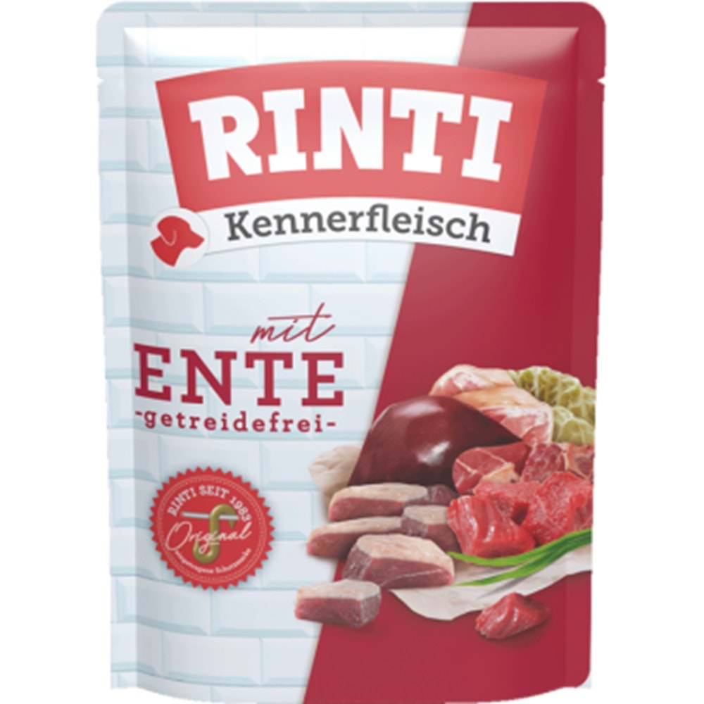 RINTI ÖRDEKLİ POUCH KÖPEK MAMASI 400G