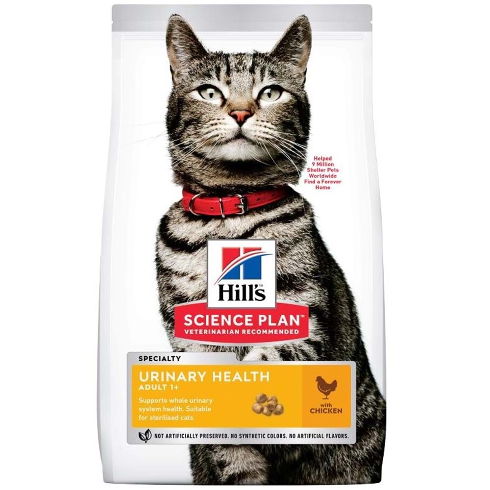 Hill's SP Üriner Sağlık Tavuklu +1 Yetişkin Kedi Maması 1.5KG+BEAPHAR MALT