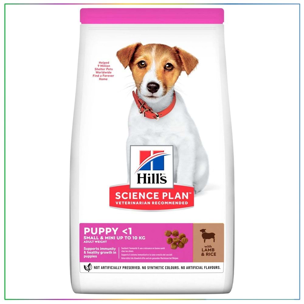 Hill's SP Kuzulu & Pirinçli Küçük ve Mini Irk Yavru Köpek Maması 1.5KG