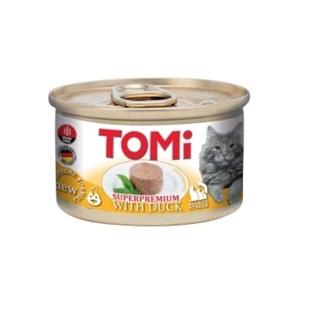 TOMİ KEDİ ÖRDEKLİ YAŞ MAMA 85G