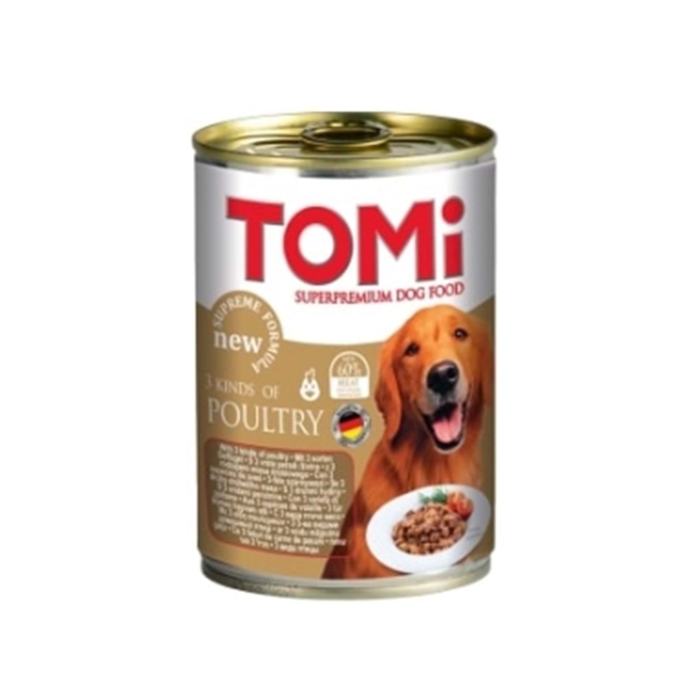 TOMİ KÖPEK KÜMES HAYVANLI YAŞ MAMA 400G