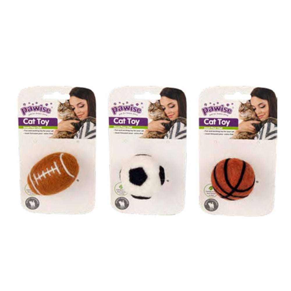 Pawise Meow Meow Life Zilli Peluş Top Oyuncak 28349