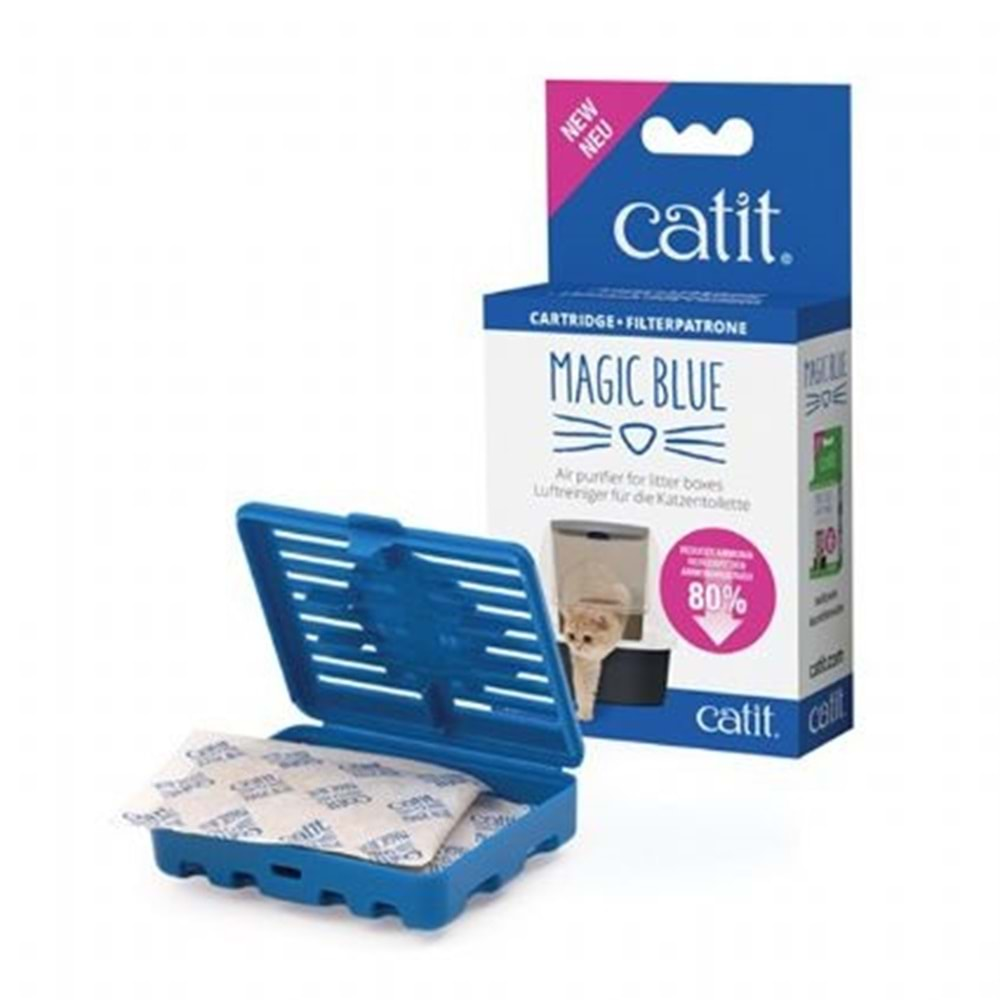 Catit Magic Blue Tuvalet Kabı Koku Giderici