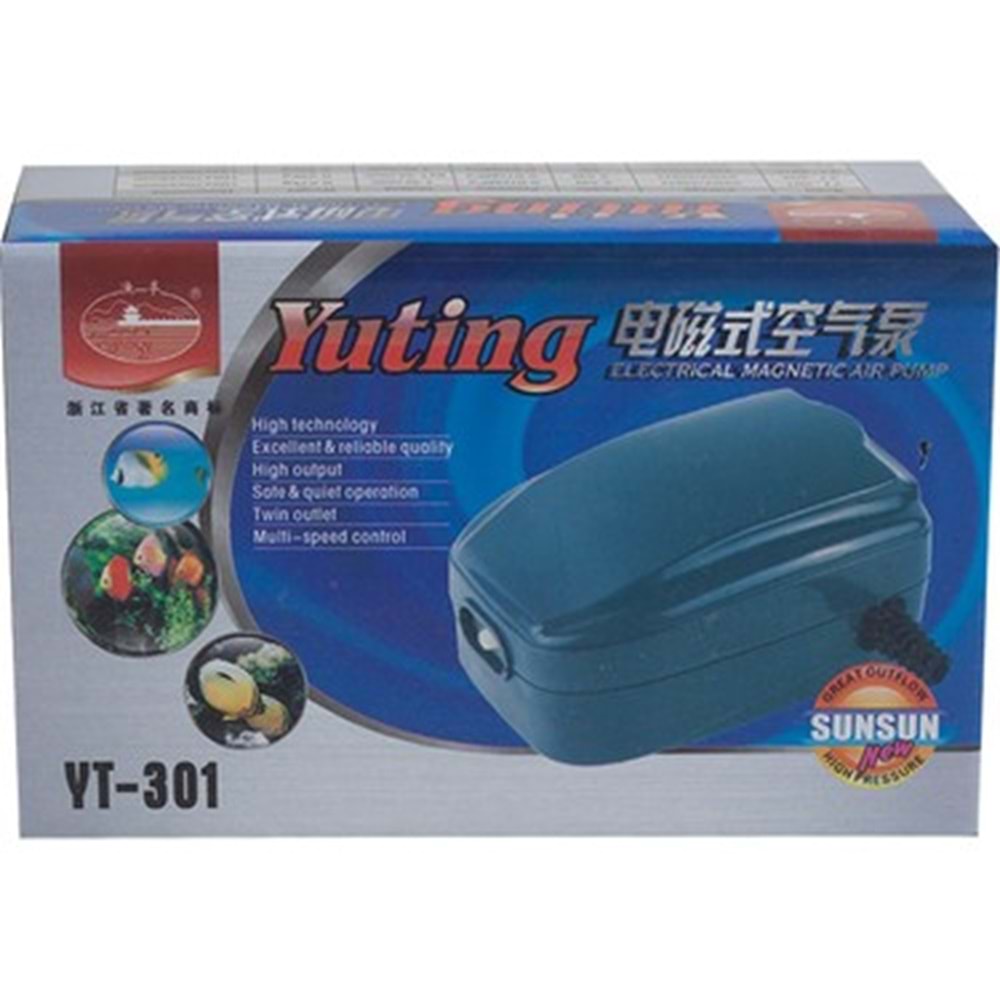 YT-301 Tek Çıkışlı Manyetik Titreşimli Hava Pompas