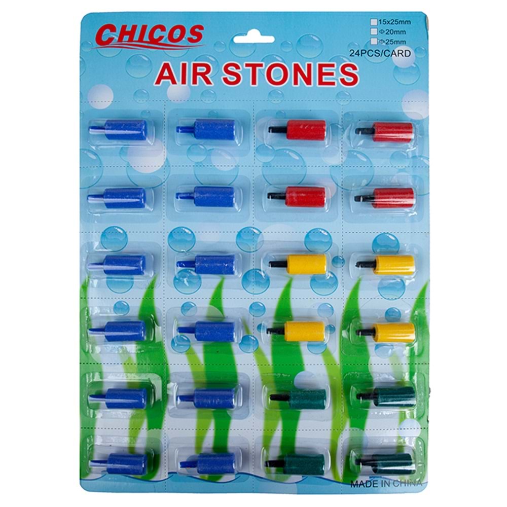 Silindir Hava Taşı 1,5X2,5 Cm