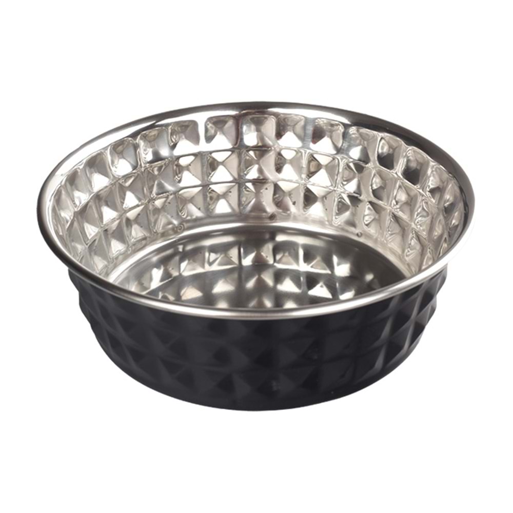 Fancy Paws Elmas Desen- Siyah-Ç. Mama Kabı- 11cm