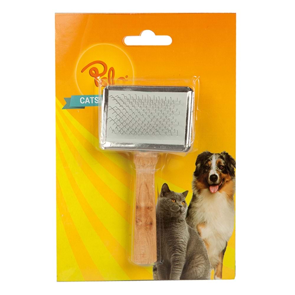 Yng 90309.01 Tahta Saplı Evcil Hayvan Tarak Small