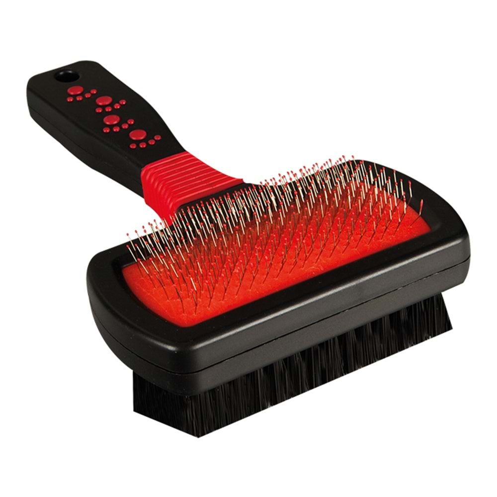 Yng Polo Çift Tarafli Tarak Plastik Sap Medium