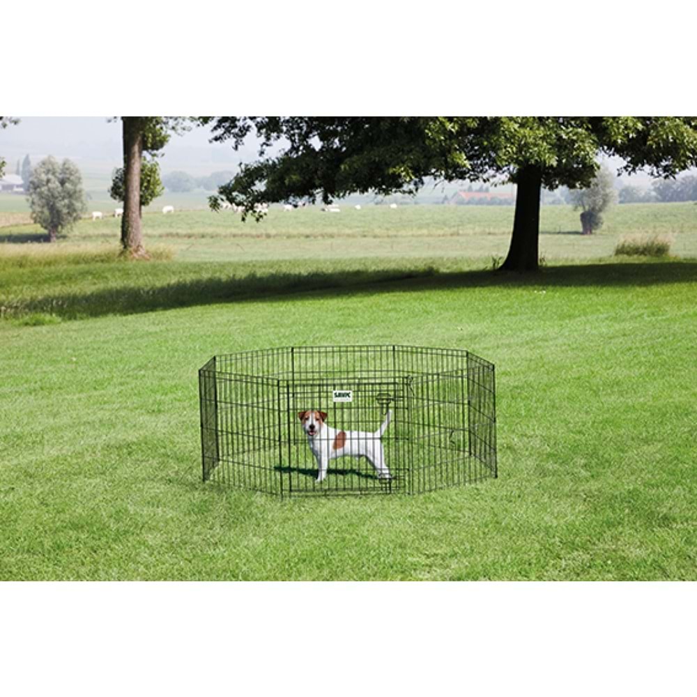 Savic Köpek Parkı 1 | Yavru Köpek ve Köpek Oyun Parkı – Siyah E-Kaplama