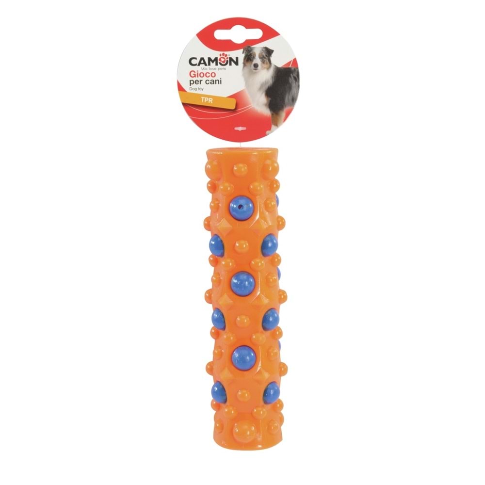 Dog toy - TPR geometric cylinder, approx. 20cm