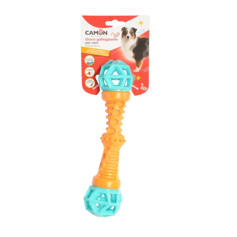 Dog toy in TPR, geometric stick, 28cm