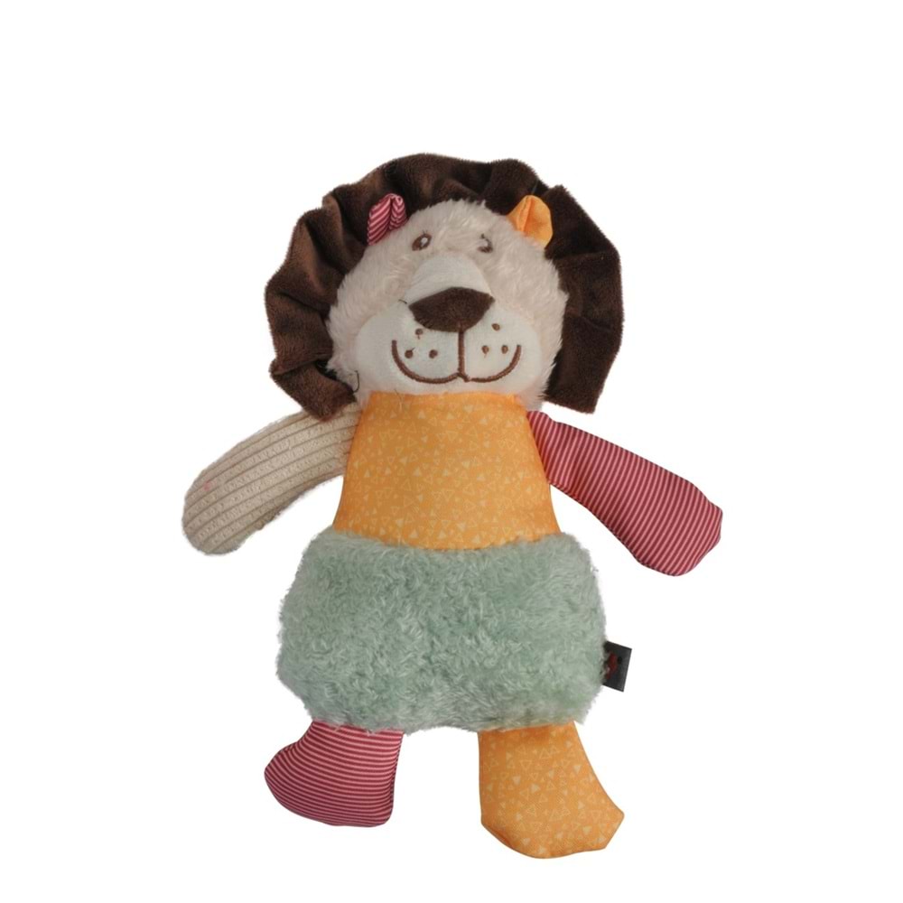 Dog toy - Polyester Lion/Rabbit/Elephant w/squeaker, approx. 23cm