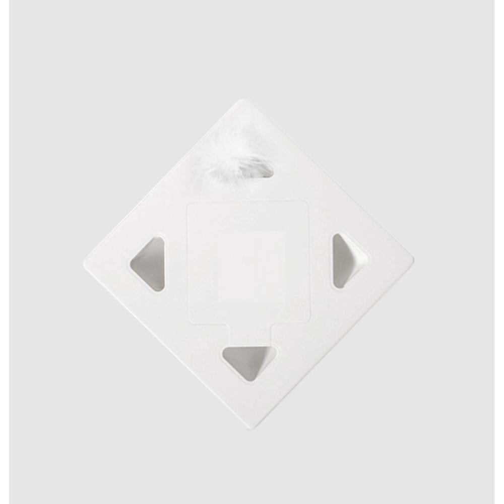 ErratiCat Etkileşimli İnteraktif PIR Oyuncak Beyaz Şarj Edilebilir