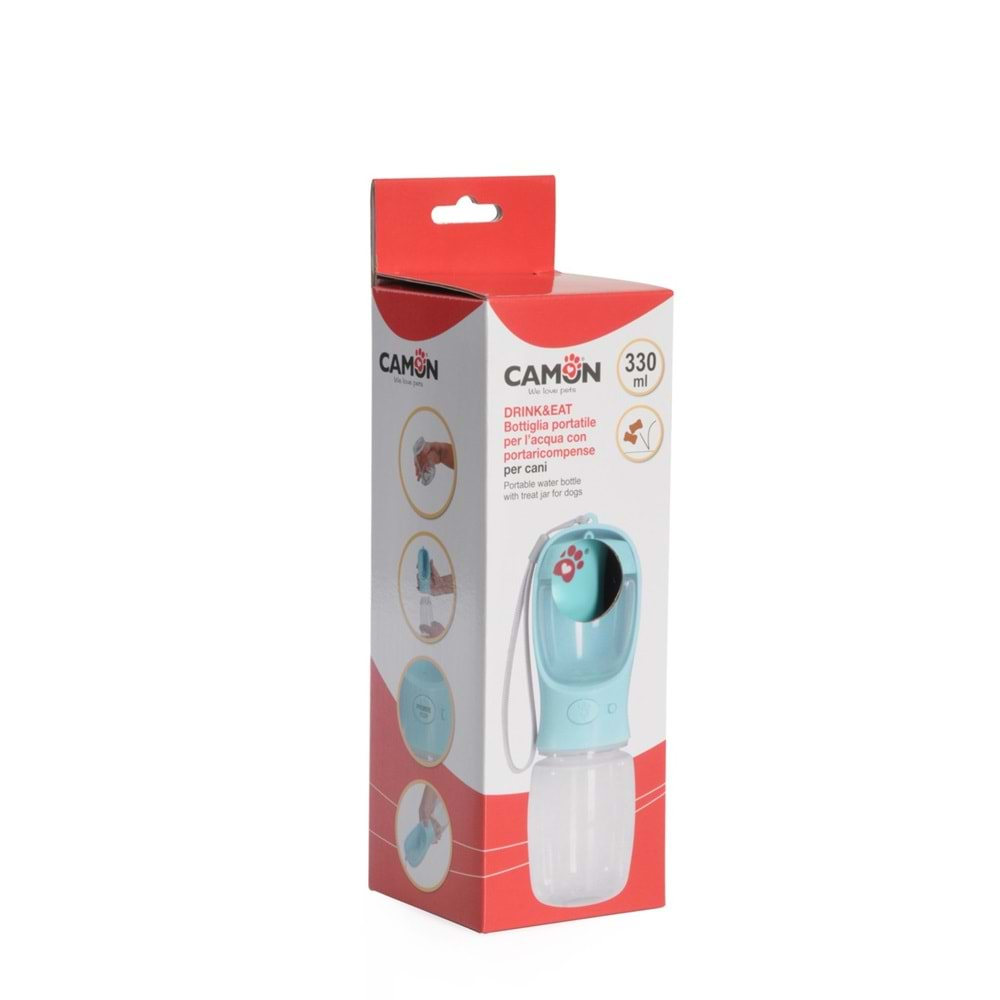 Camon Tuşlu Seyehat Suluğu 330 ml ve Mama Kabı