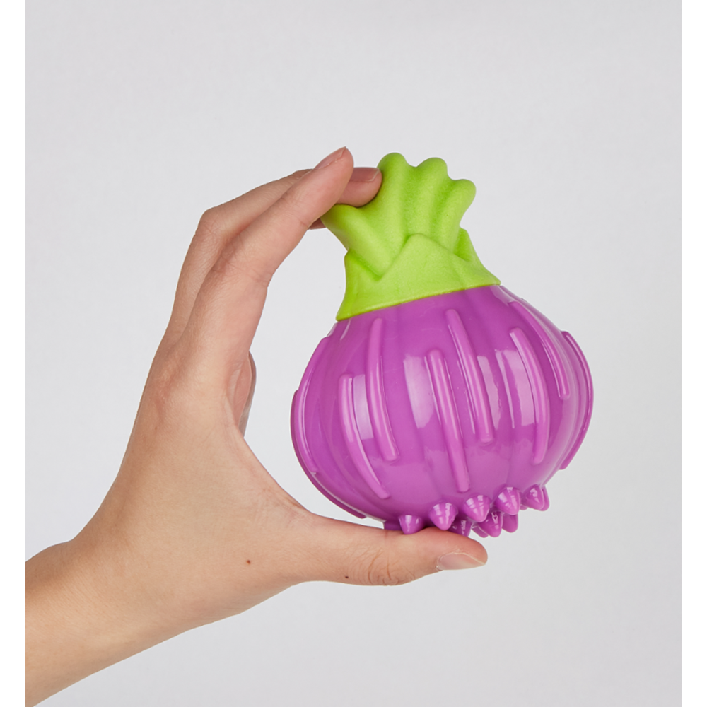 Kıkırdayan Sebzeli Isırıklar Köpek Oyuncak Soğanı