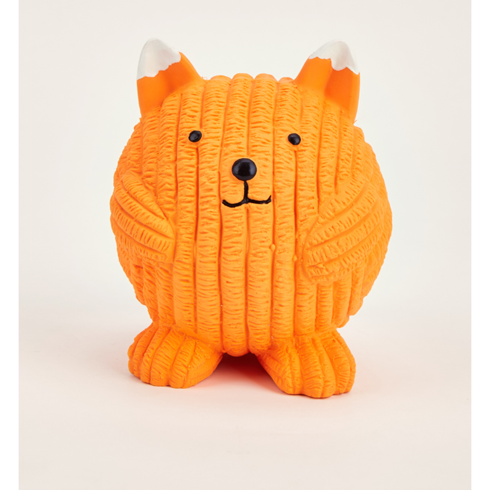 Lateks Oyuncak Tilki Topu 9*8*9Cm