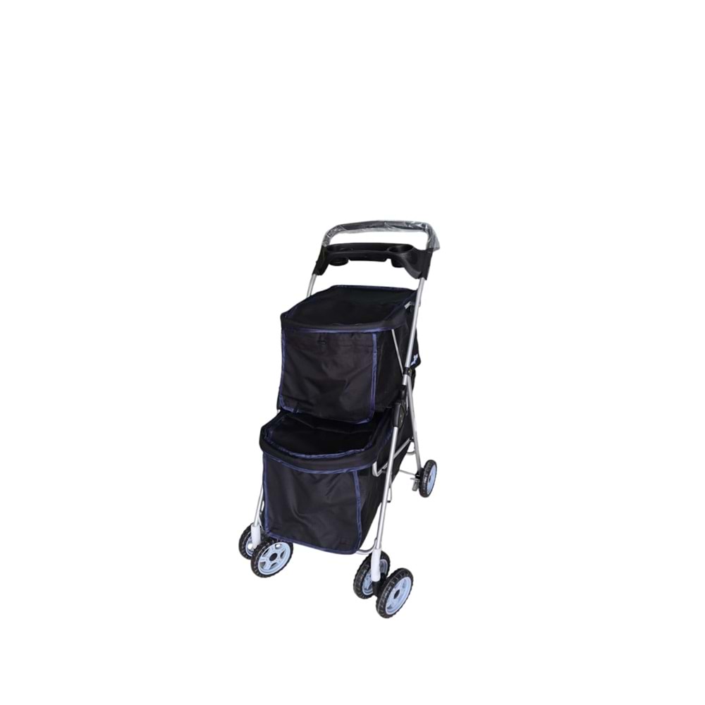 KEDİ & KÖPEK TAŞIMA ARABASI DTC808-BLACK