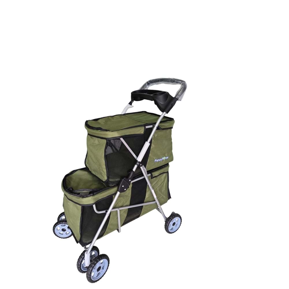 KEDİ & KÖPEK TAŞIMA ARABASI DTC808-GREEN
