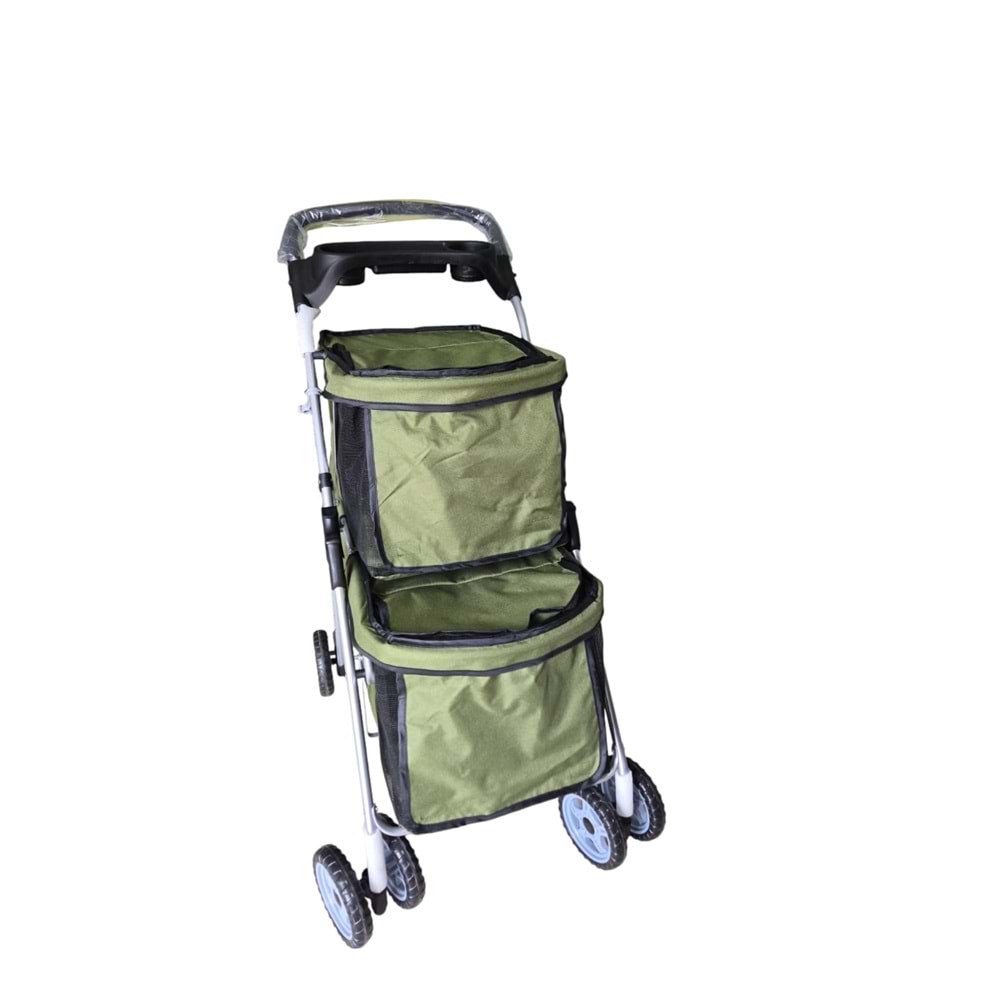 KEDİ & KÖPEK TAŞIMA ARABASI DTC808-GREEN