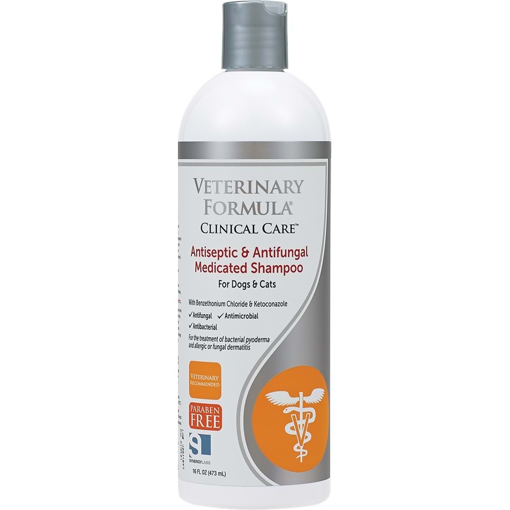 VFCC Antiseptic& Antifungal Medicated Shampoo 16oz.