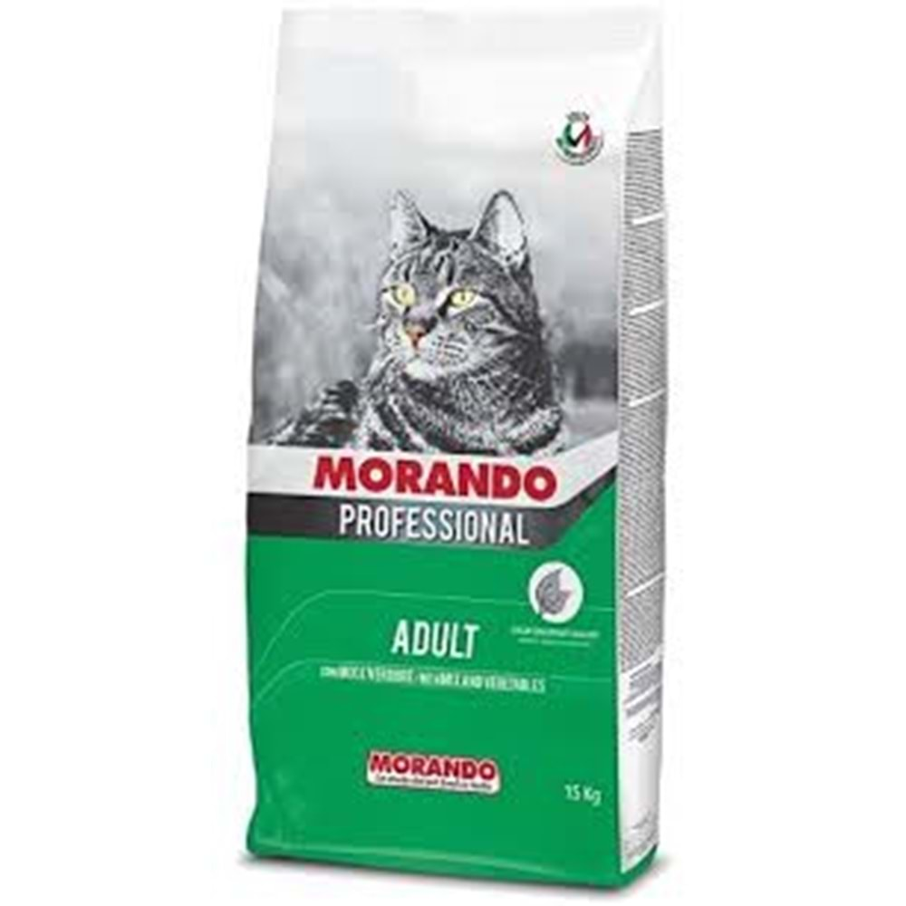 Morando Sebze Karışımlı Yetişkin Kedi Maması 15kg