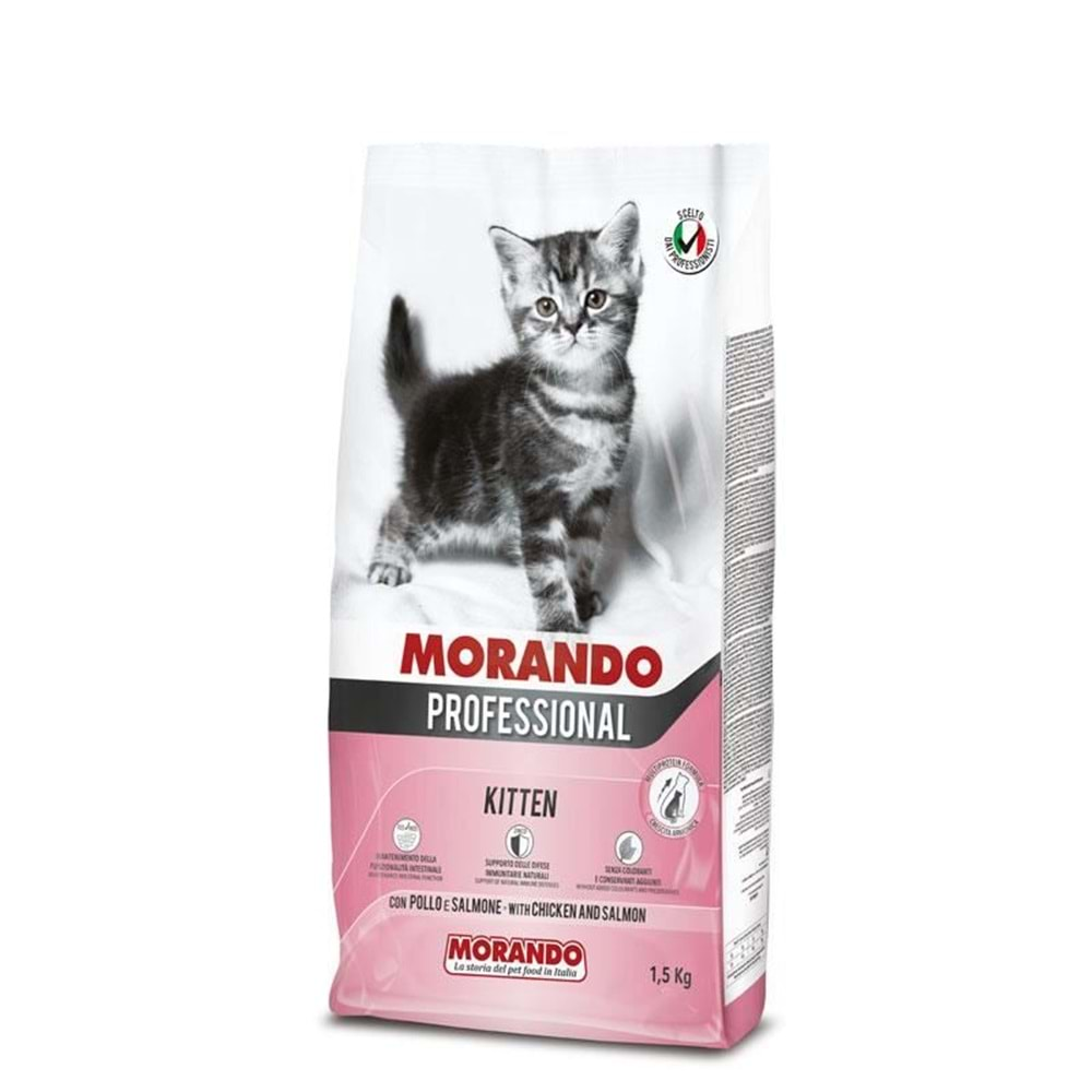 Morando Somonlu Ve Tavuklu Yavru Kedi Maması 1.5kg