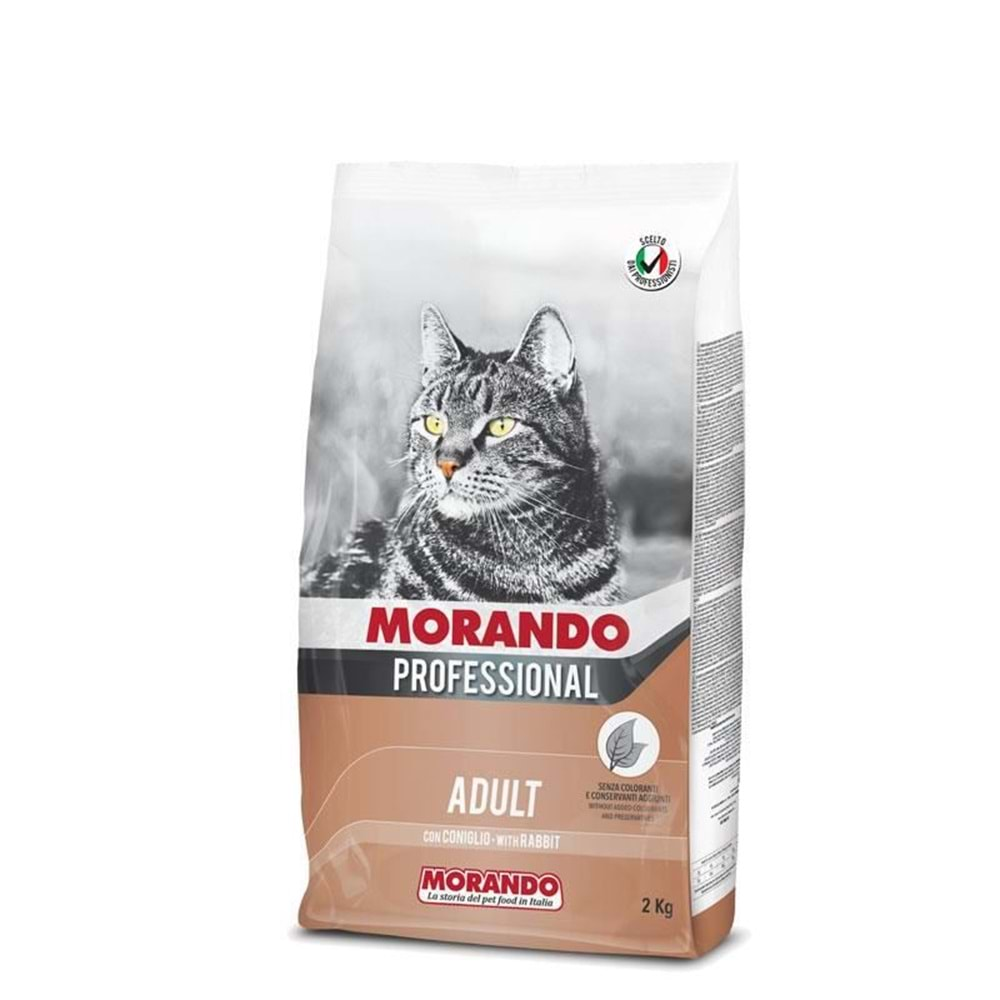 Morando Tavşanlı Yetişkin Kedi Maması 2kg