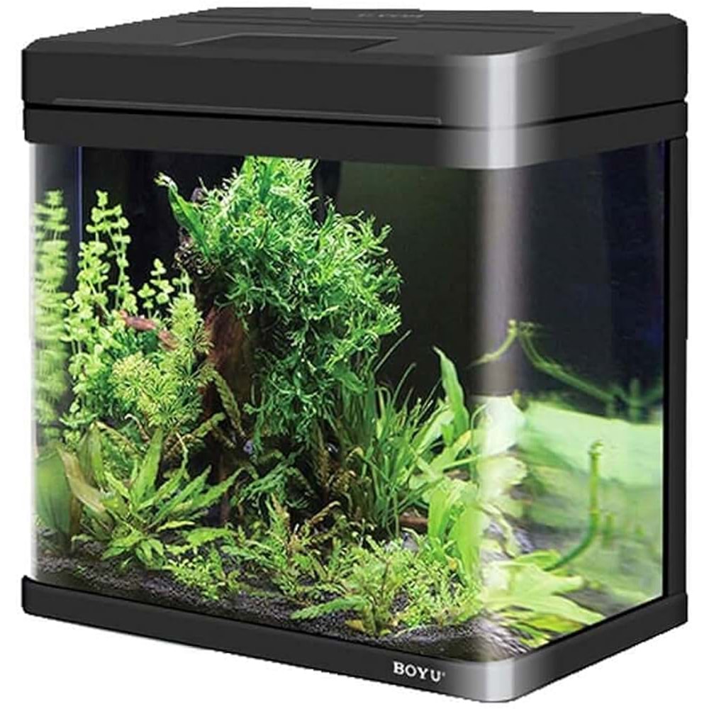 MS-420M BOYU AKVARYUM BLACK 31L (40X23X45CM)