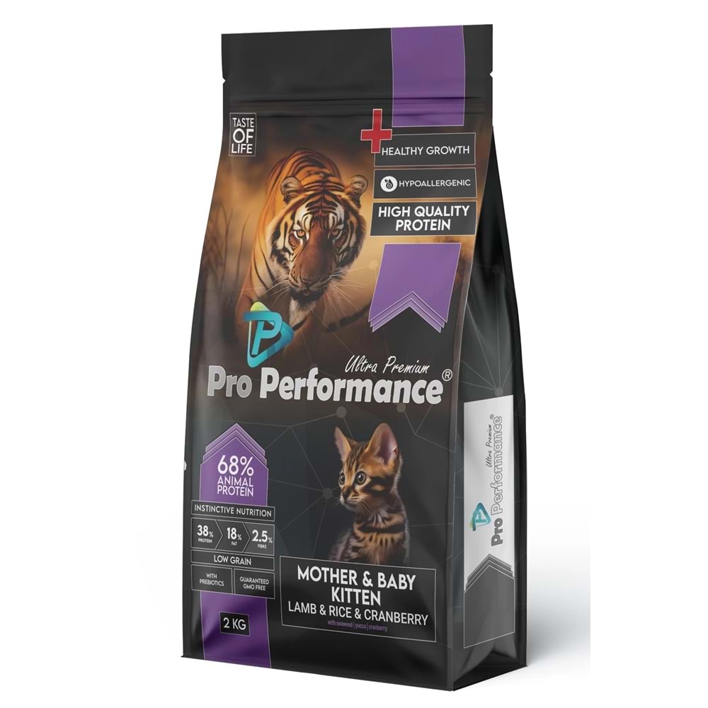Pro Performance Kuzu Etli Yavru Kedi Maması 2 kg
