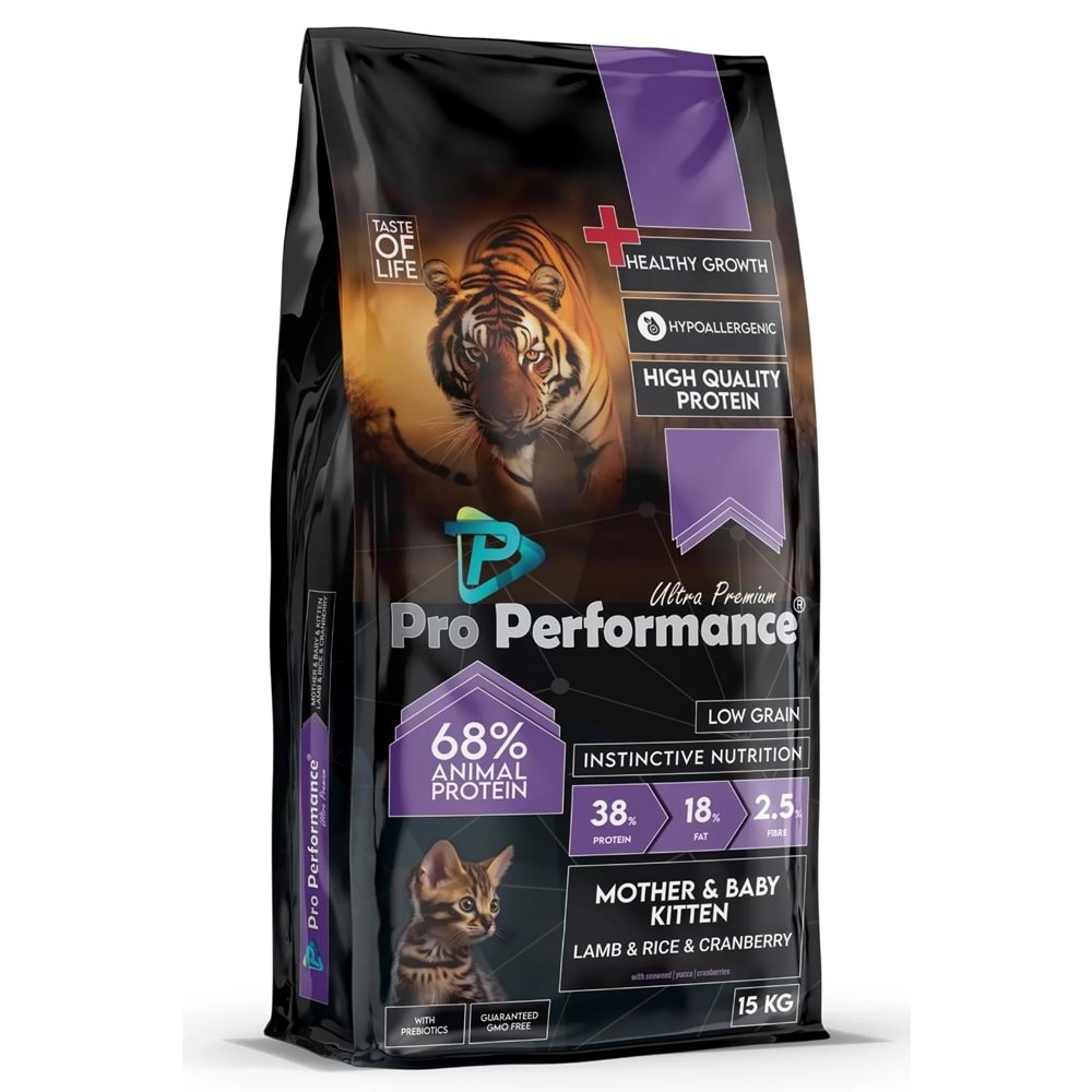 Pro Performance Kitten Lamb & Rice & Cranberry 15 Kg