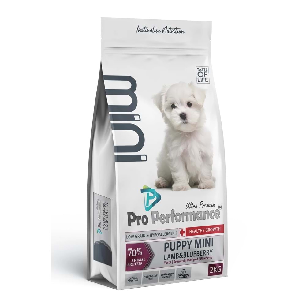 Pro Performance Puppy Mini Dog Lamb & Blueberry 2 Kg