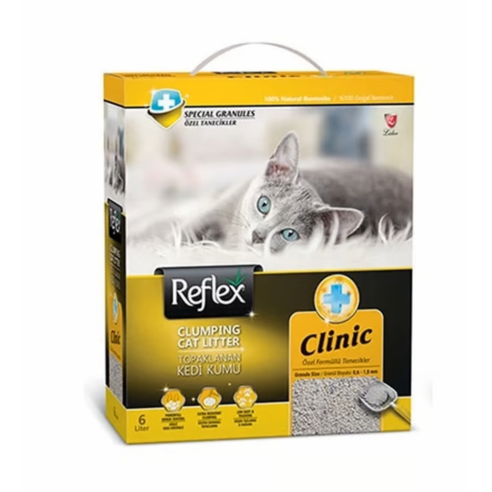REFLEX CLINIC BENTONİT KEDİ KUMU 6 L