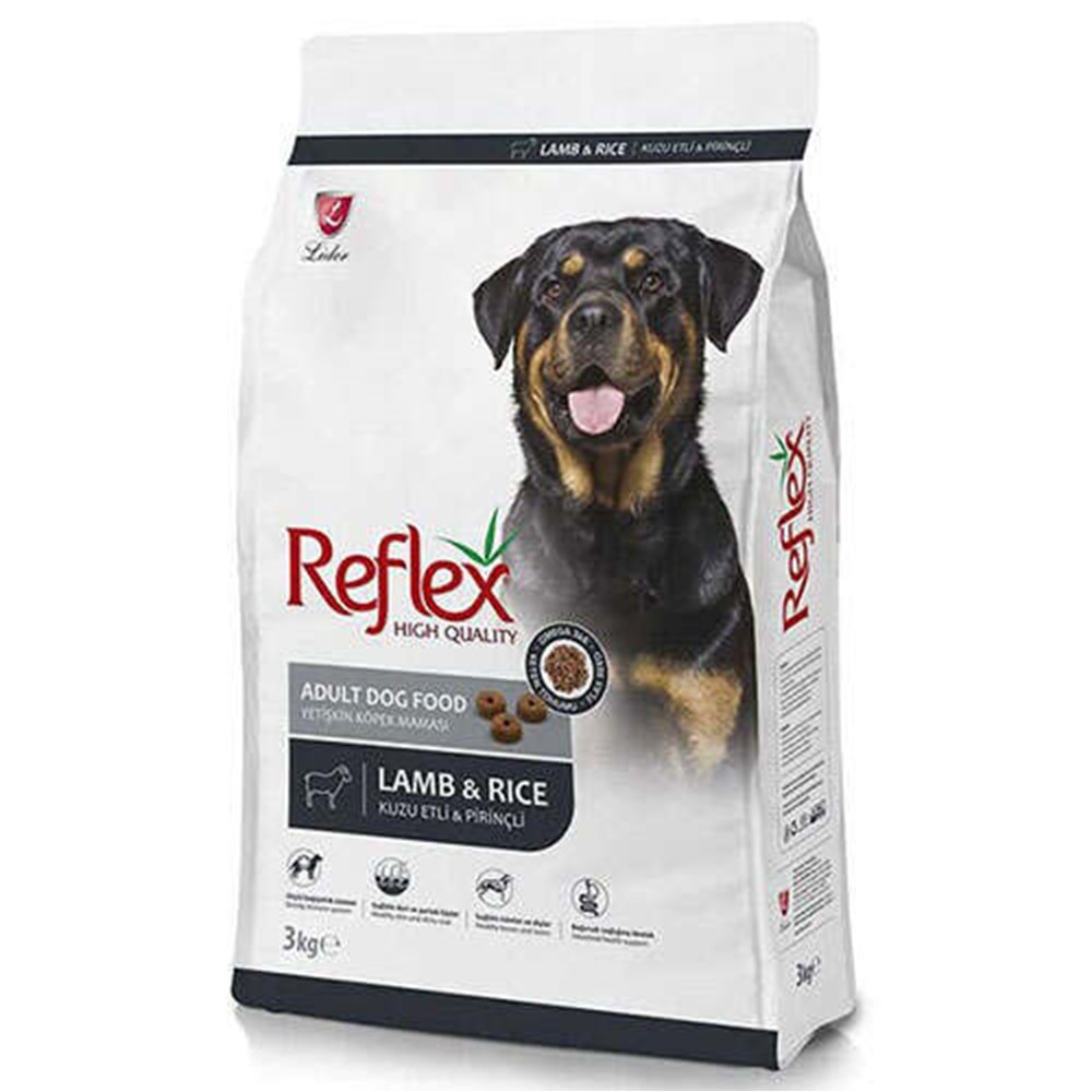 REFLEX LAMB & RICE ADULT DOG FOOD 3 KG